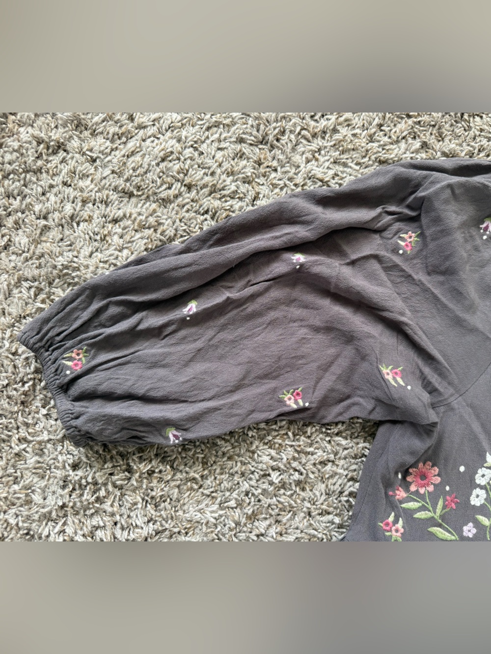 Embroidered Floral Maxi Dress - Picture 5 of 15